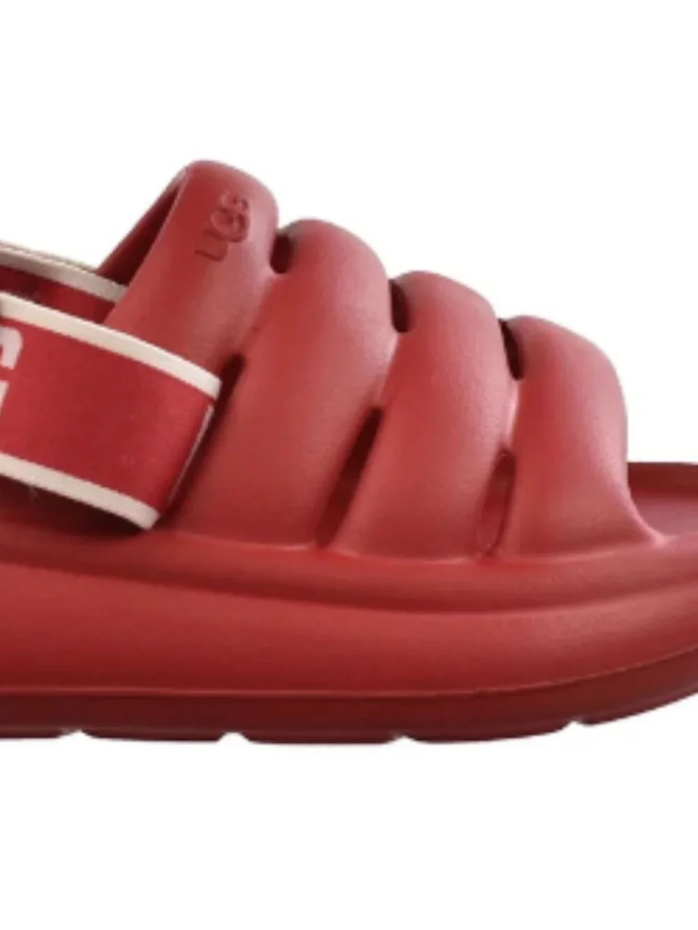 UGG Sport Yeah Samba Sandal Slingback Red Women's Size 7